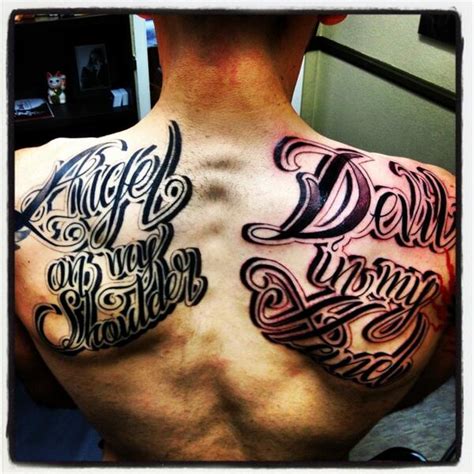 Discover more than 71 angel devil tattoos shoulder - in.coedo.com.vn