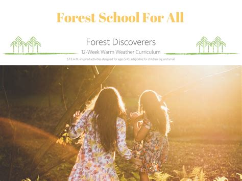 Curriculum - Forest School For All | Forest school, Curriculum, School