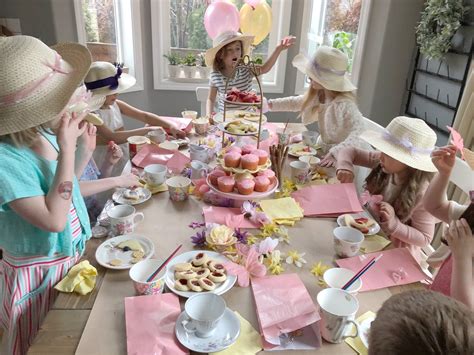 A Fancy Tea Party {DIY budget friendly parties for kids} – Rain & Pine | Diy tea party ...