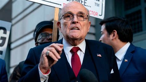 Rudy Giuliani files for bankruptcy after $148mn defamation judgment