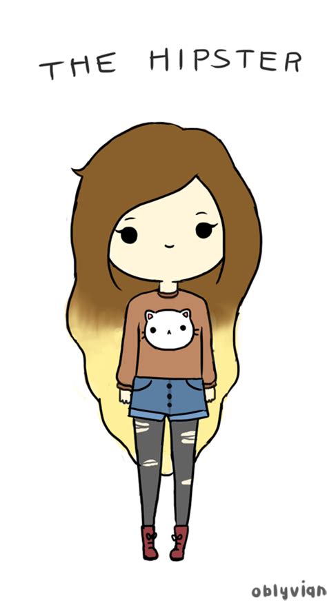 Immagine di hipster and drawing | Disegni kawaii, Disegni simpatici ...