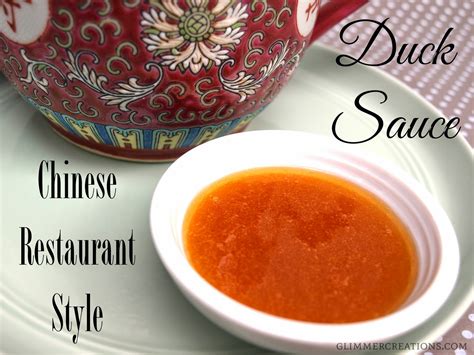 Glimmer Creations: Chinese Restaurant-Style Duck Sauce Recipe