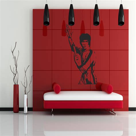 Wallstickers folies : Bruce Lee Wall Stickers