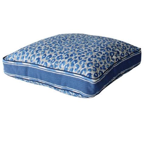 SquareFox Blue Kitty Boxed floor cushion Outdoor Cushions, Floor Cushions, Boxed, Decorative ...