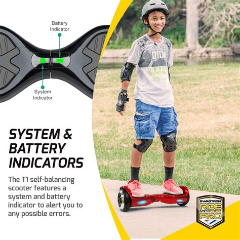 Amazon.com: Swagtron Swagboard Pro T1 UL 2272 Certified Hoverboard Electric Self-Balancing ...