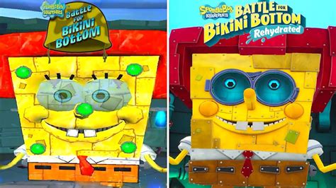 SpongeBob Battle for Bikini Bottom - All Robot Bosses Comparison (PS2 ...