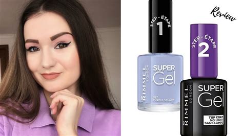 Why I Don't Go to Nail Salons + #Rimmel London Super Gel Nail Polish - Review. - YouTube