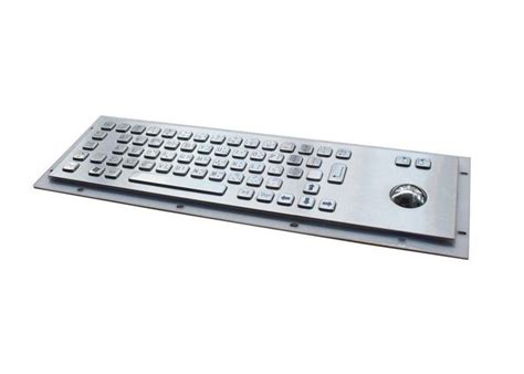 EMC Braille Industrial Keyboard With Trackball 67 Key Keyboard For Kiosk