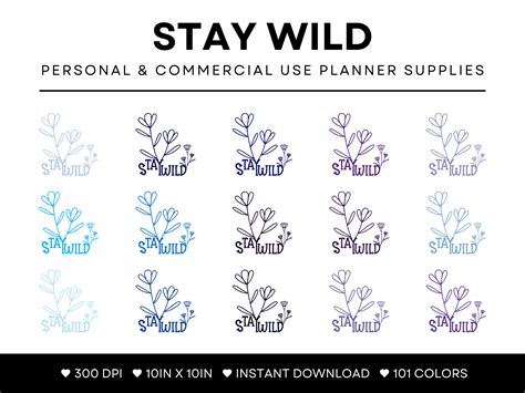 Stay Wild Quote Graphic by DesignScape Arts · Creative Fabrica