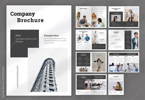 Company Brochure Stock Template | Adobe Stock