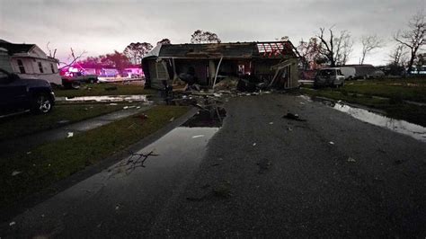 Gallery: Sunrise shows extent of damage caused by tornadoes in New Orleans