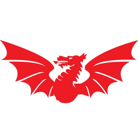 Llanelli Scarlets logo Royalty Free Stock SVG Vector