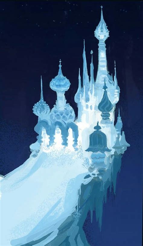 Frozen Elsa's ice castle concept art | Disney concept art, Visual ...