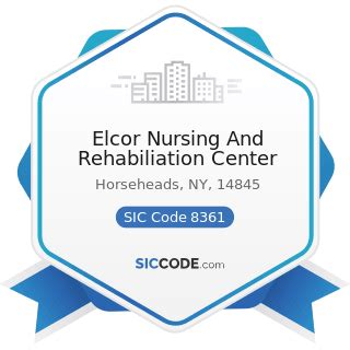 Elcor Nursing And Rehabiliation Center - ZIP 14845