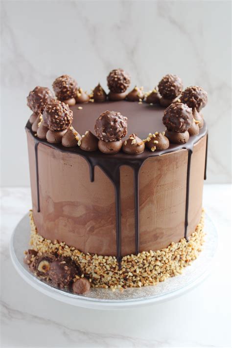 Ferrero fun | Chocolate cake designs, Hazelnut cake, Baking