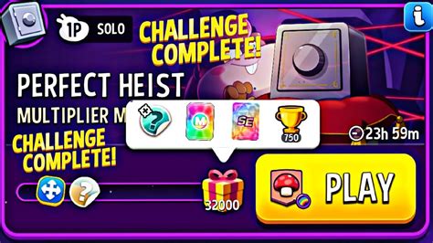 Multiplier Mushrooms Rainbow Perfect Heist Solo Challenge Match