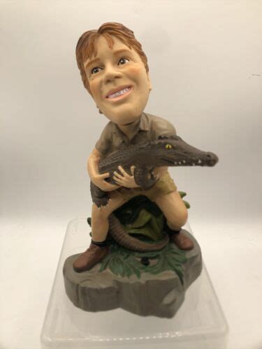 STEVE IRWIN The Crocodile Hunter Talking Bobble Head Bobblehead 2000