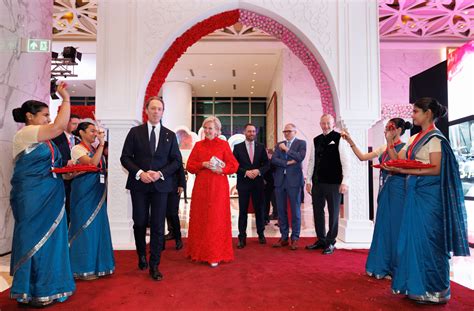 Astrid de Belgique soirée de gala à Mumbai Noblesse Royautés