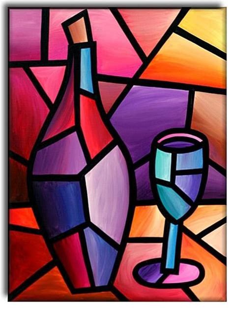 A Good Year Cubism Modern Art Paintings Abstract Abstract Art