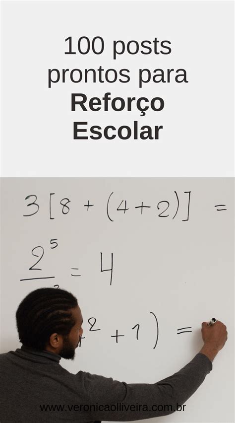 100 Posts Prontos para Divulgar Reforço Escolar Atraia Mais Alunos