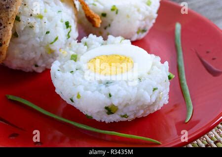 Closeup Of Risotto With Red Onions Cooked In A Pan Stock Photo Alamy