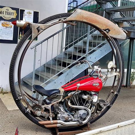 Harley Davidson Mono Wheel Awesome Custom Bikes Bike Concept