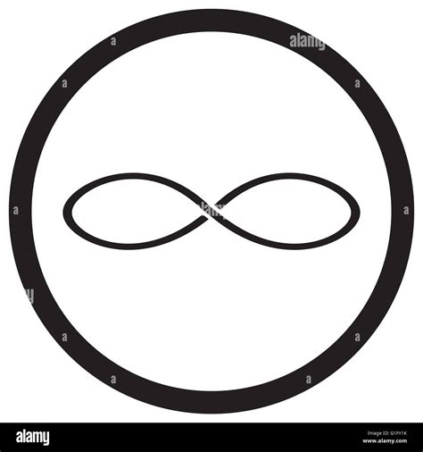 Simple infinite icon infinity hi-res stock photography and images - Alamy