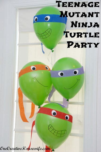 Teenage Mutant Ninja Turtle Party Part 1 The Decorations Ninja