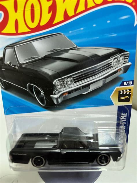 Hot Wheels Case G Chevy El Camino Black Fast Furious Free