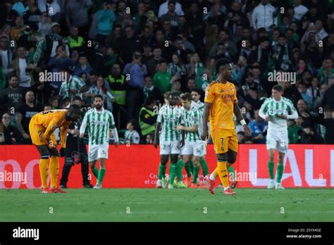 Spanish La Liga EA Sports Soccer Match Betis Vs Real Madrid At Benito