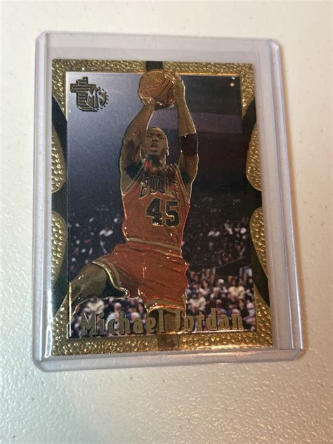 Michael Jordan 1995 Topps TMB 121 Embossed Gold SP Chicago Bulls EBay