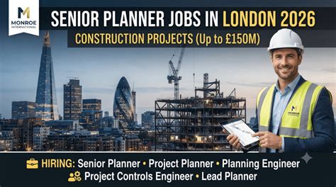senior planner jobs  london  monroe international hiring