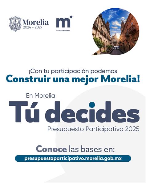 Último día para entrega de proyectos de presupuesto participativo