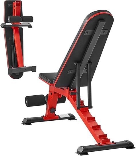 Amazon Happybuy Weight Bench Lbs Heavy Duty Stable Press For