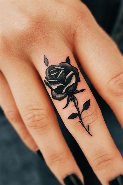 Pin By Darren Yang On Simple Ink Studio Girly Hand Tattoos Rose