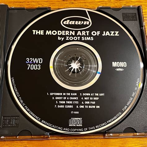 Yahoo オークション CD ズートシムズ ZOOT SIMS THE MODERN ART OF