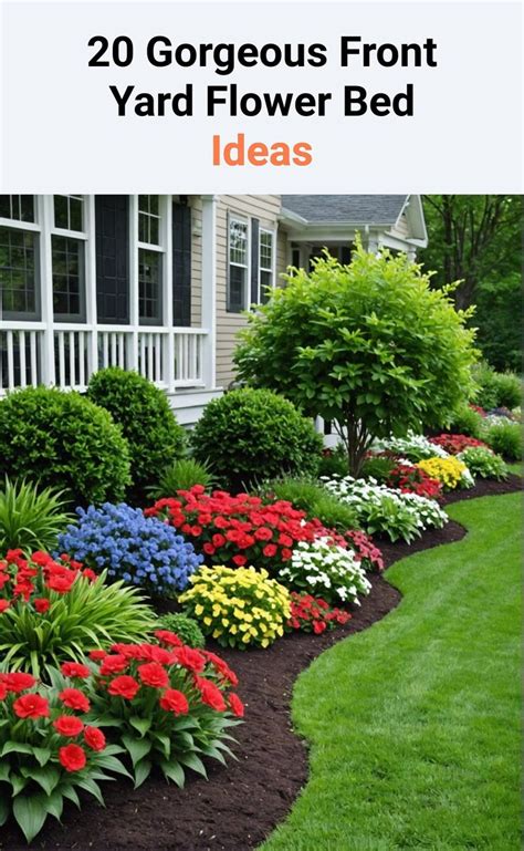 20 Gorgeous Front Yard Flower Bed Ideas ToolzView Front Yard Garden