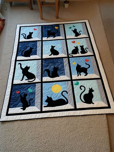 Moonlit Whiskers Printed Edition MayLily Quilt