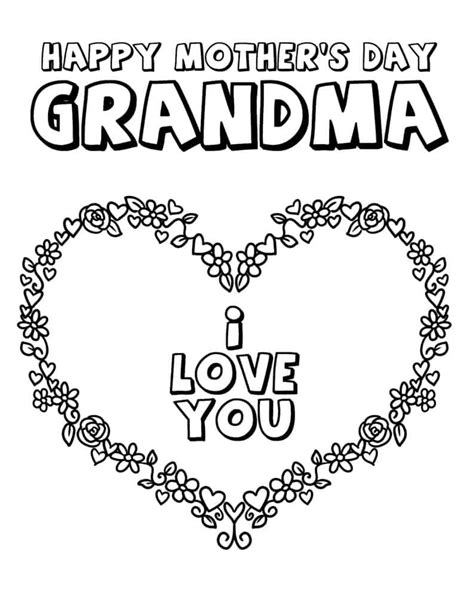 Mother S Day Printable For Grandma