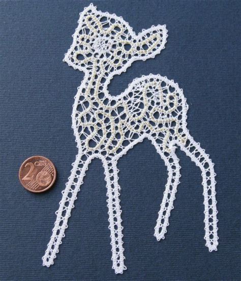 Bobbin Lace Patterns O Deer Idrija Lace Etsy