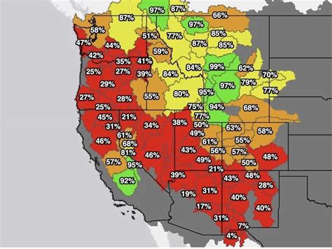 Majority of Western United States with Record Low Snowpack: How it