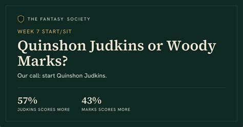 Quinshon Judkins or Woody Marks: who to start in Week 7 (2026) | The