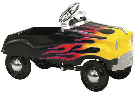 Instep Hot Rod Pedal Car With Flames Painted Toy Vehicle