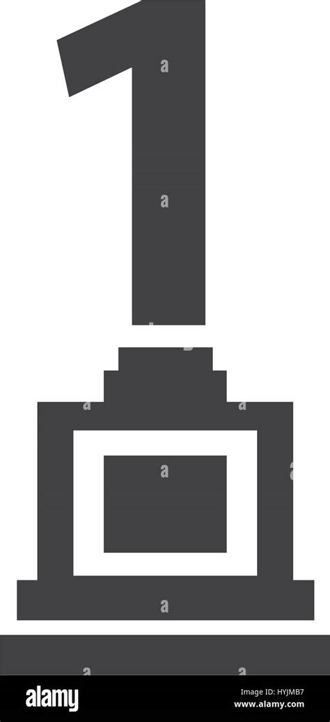 Silver number one prize Stock Vector Images - Alamy