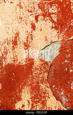 Creative Background Old Concrete Wall Pour Paint Stains Spots Cracks