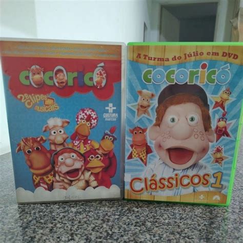 Dvd Duplo Cocoric Cl Ssicos E Dvd Clipes Musicais Shopee Brasil