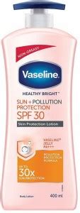 Vaseline Sun Pollution Protection SPF 30 Body Lotion 400 Ml Price In