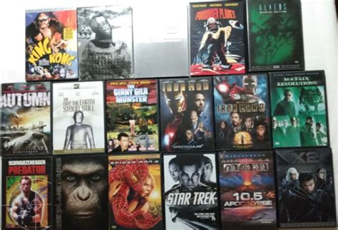 17 DVD Sci Fi King Kong Forbidden PLanet Apes Star Trek Predator