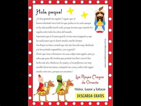 Carta De Los Reyes Magos A Los Ni Os Deseos M Gicos Para Hoy