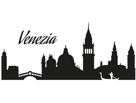 Wall Art Wandtattoo Venedig Skyline Venezia Cm B H T Cm X